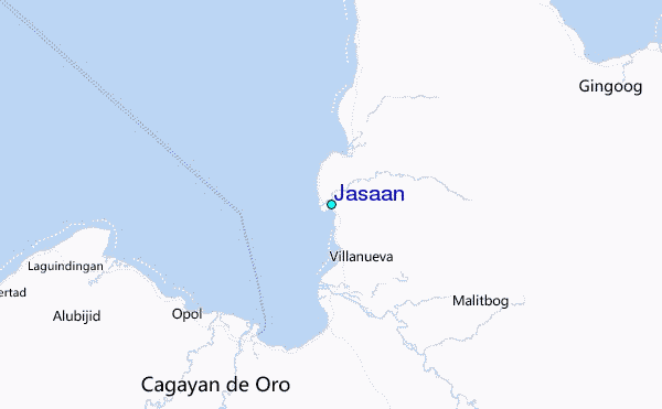 Jasaan Tide Station Location Map
