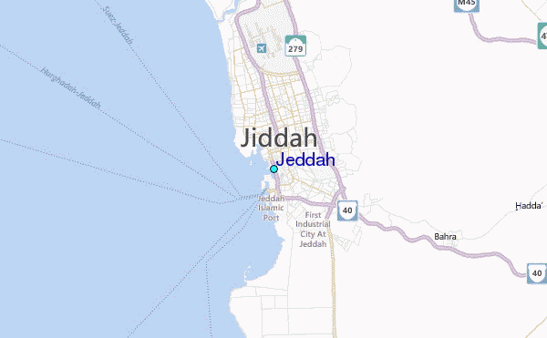 Jeddah Tide Station Location Map