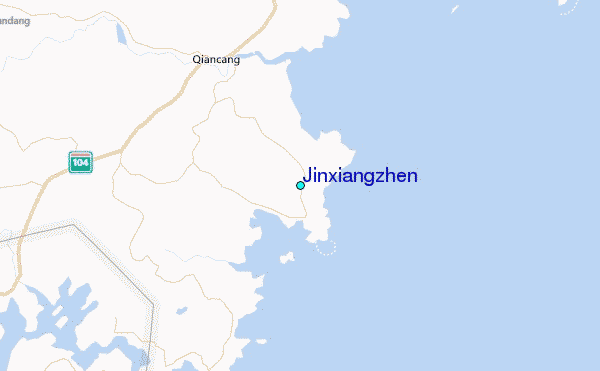 Jinxiangzhen Tide Station Location Map