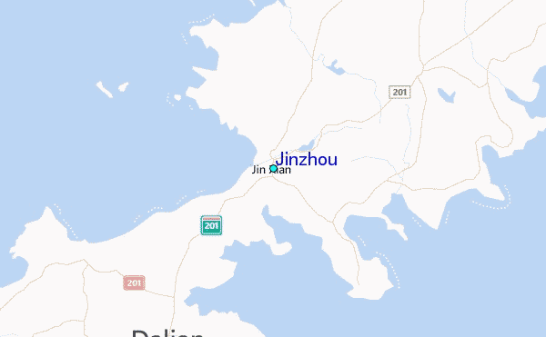 Jinzhou Tide Station Location Map