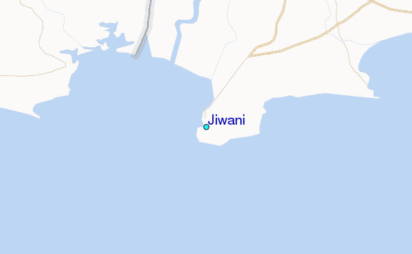 Jiwani Tide Station Location Map