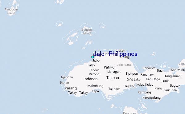Jolo, Philippines Tide Station Location Map