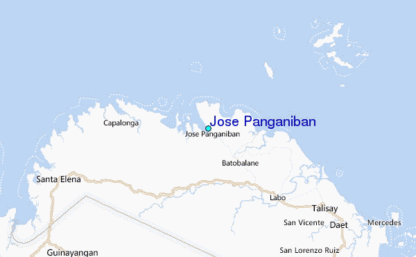 Jose Panganiban Tide Station Location Map