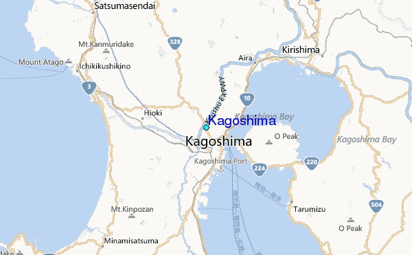 Kagoshima Tide Station Location Map