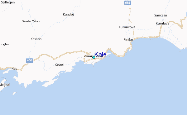 Kale Tide Station Location Map