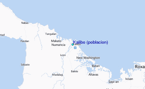 Kalibo (poblacion) Tide Station Location Map