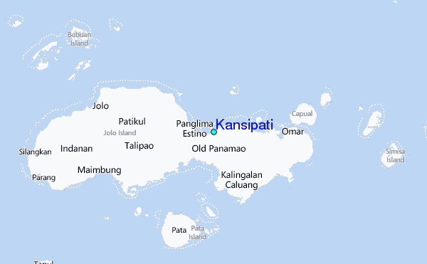Kansipati Tide Station Location Map