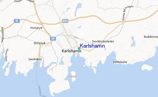 Karlshamn Tide Station Location Guide