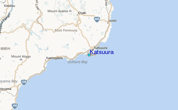 Katsuura Tide Station Location Map