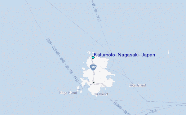 Katumoto, Nagasaki, Japan Tide Station Location Map