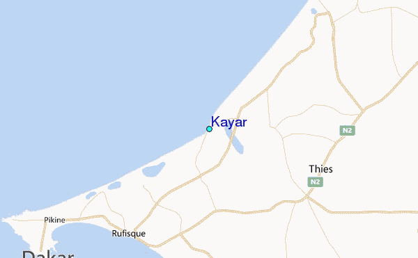 Kayar Tide Station Location Map