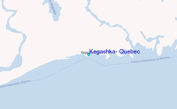 Kegashka, Quebec Tide Station Location Map