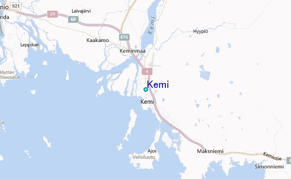 Kemi Tide Station Location Map