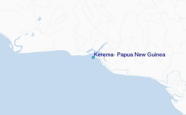 Kerema, Papua New Guinea Tide Station Location Map