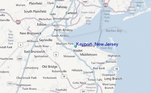 Tide Chart For Keyport New Jersey