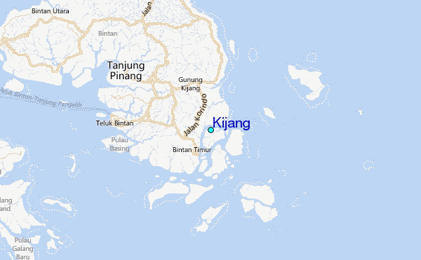 Kijang Tide Station Location Map