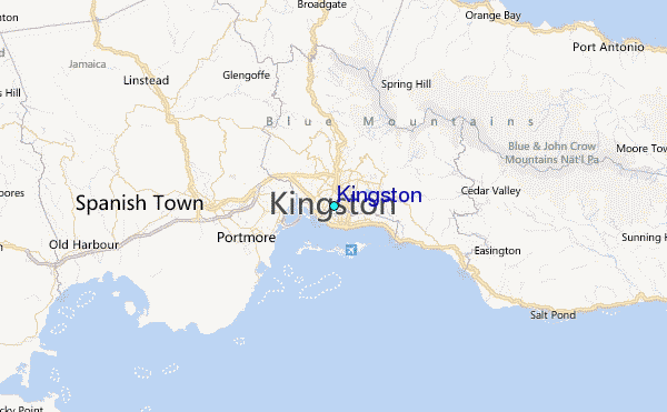 Kingston Tide Station Location Map