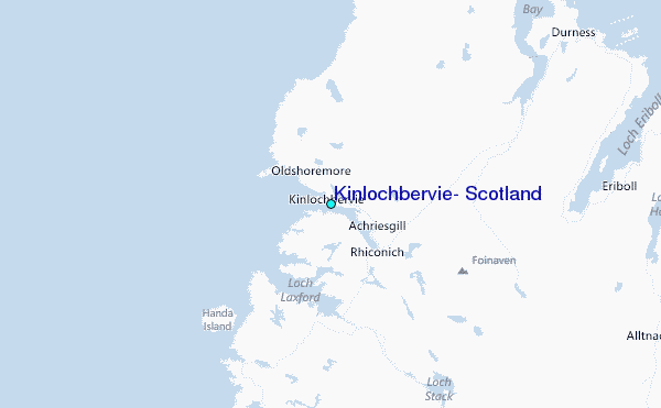 Kinlochbervie, Scotland Tide Station Location Map