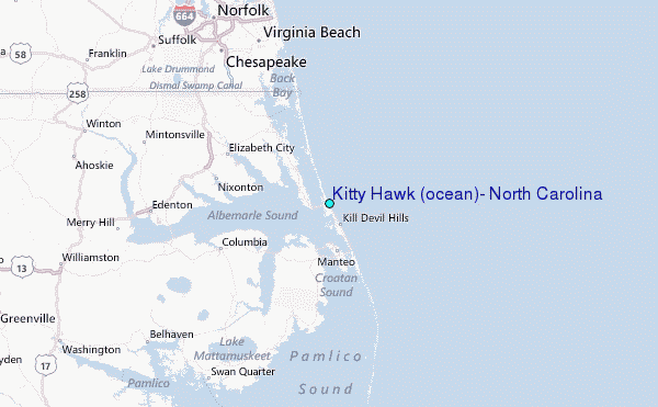 Kitty Hawk Ocean North Carolina Tide Station Location Guide