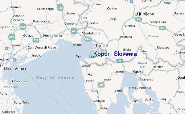 koper slovenija karta Slovenia location map koper slovenija karta