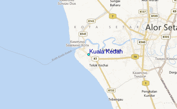 Kuala Kedah Tide Station Location Guide