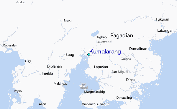 Kumalarang Tide Station Location Map