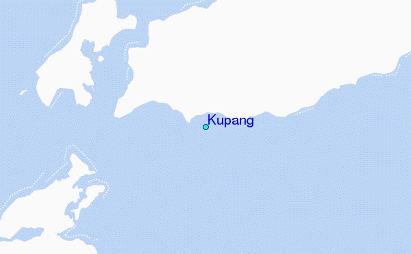 Kupang Tide Station Location Map