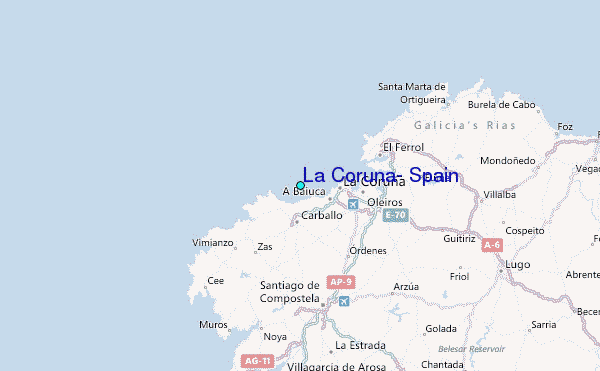 La Coruna Spain Tide Station Location Guide