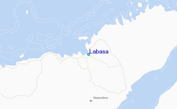 Labasa Tide Station Location Map