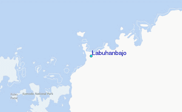 Labuhanbajo Tide Station Location Map