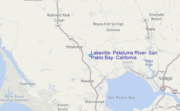 Petaluma River Tide Chart