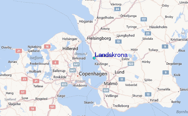 Landskrona Tide Station Location Guide