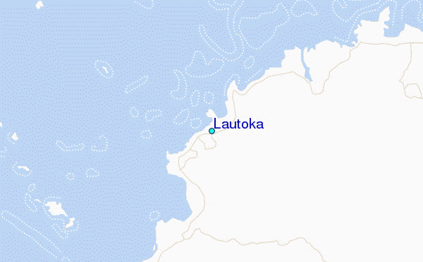 Lautoka Tide Station Location Map