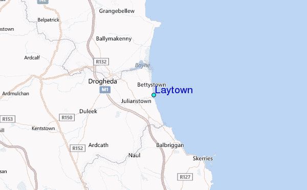 Laytown Tide Station Location Map