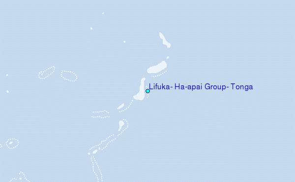 Lifuka, Ha`apai Group, Tonga Tide Station Location Map
