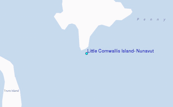 Little Cornwallis Island, Nunavut Tide Station Location Map