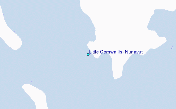 Little Cornwallis, Nunavut Tide Station Location Map