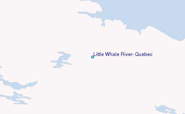 Little Whale River, Quebec Tide Station Location Map
