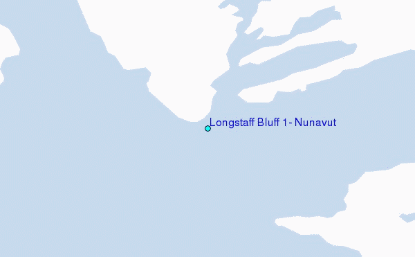 Longstaff Bluff #1, Nunavut Tide Station Location Map