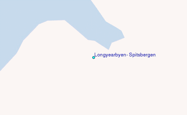 Longyearbyen, Spitsbergen Tide Station Location Map