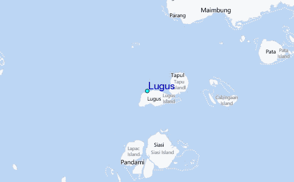 Lugus Tide Station Location Map