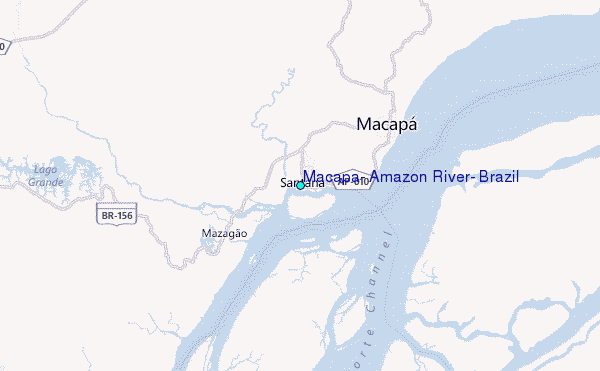 Macapa Amazon River Brazil Tide Station Location Guide