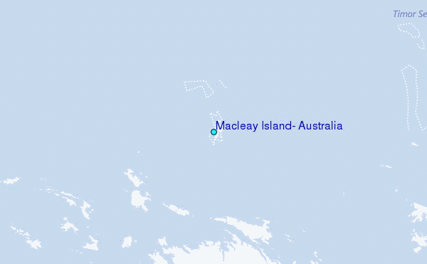 Macleay Island, Australia Tide Station Location Map