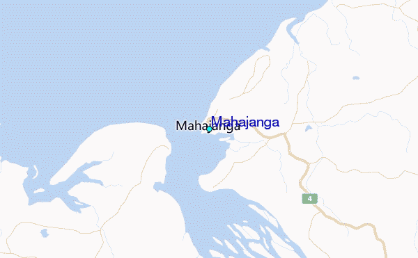 Mahajanga Tide Station Location Map