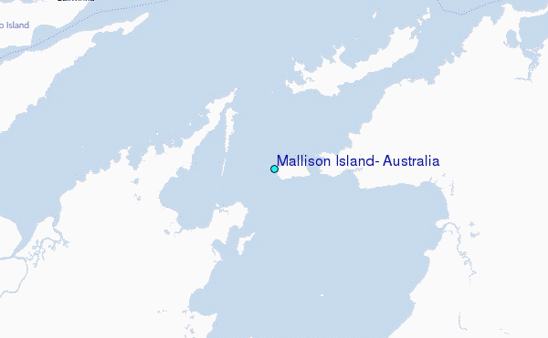 Mallison Island, Australia Tide Station Location Map