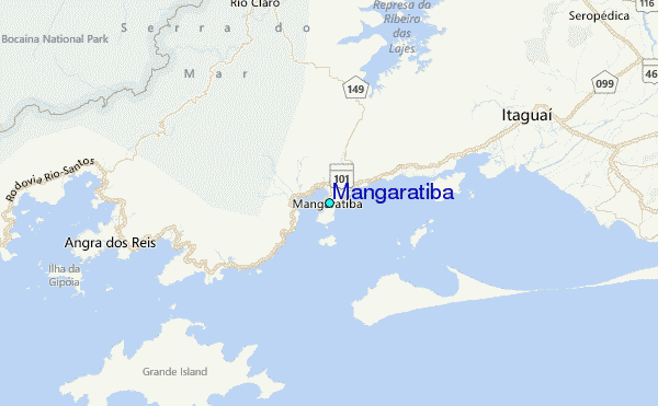 Mangaratiba Tide Station Location Map