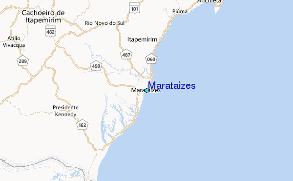 Marataizes Tide Station Location Map