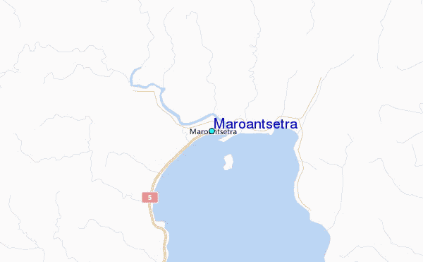 Maroantsetra Tide Station Location Map