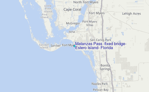 Matanzas Pass Tide Chart