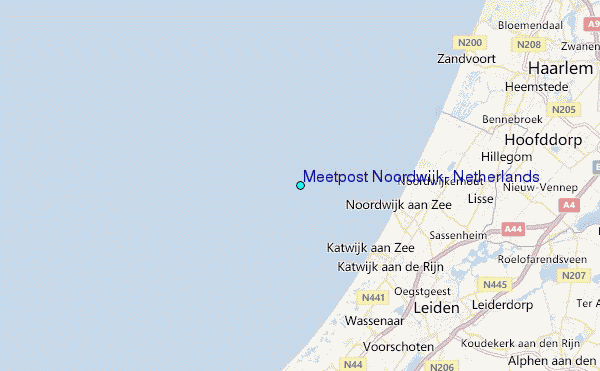 Meetpost Noordwijk, Netherlands Tide Station Location Map